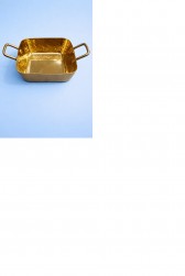  S/s Curry / Serving Bowl Double Portion Pvd Gold Manufacturers and Suppliers in India