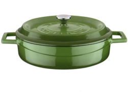  Lava 24 Cm Round Casserole Capacity 2.47 Litre (lv Y St 24 K2g) Green Manufacturers and Suppliers in India
