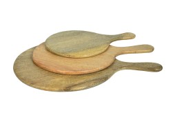  Wooden Platter With Handle Mango 20 Cm Manufacturers and Suppliers in India