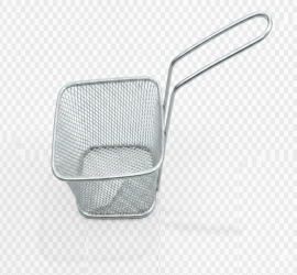 S/S French Fry / Serving Basket 4