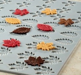 PAVONI SILICONE GARNISHING SHEET GG077 Foliage