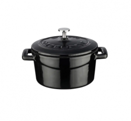 Lava 10 cm ROUND CASSEROLE Capacity 0.35 Litre (LV Y TC 10 K2B) BLACK