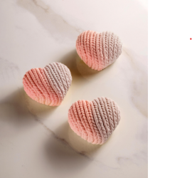COMING SOON PAVONI SILICONE FLEXIPAN PX43142 Tricot heart