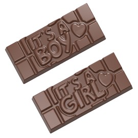  Chcolate World Polycarbonate Chocolate Mould Cw12012 It's A Boy / It's A Girl Manufacturers and Suppliers in India