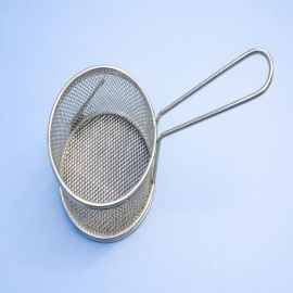  S/s French Fry Basket Round  in Khajuraho