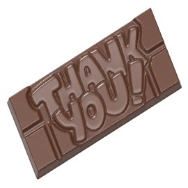  Chcolate World Polycarbonate Chocolate Mould  Cw12004 Thank You Manufacturers and Suppliers in India