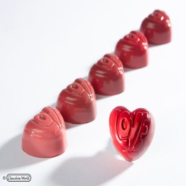  Chcolate World Polycarbonate Chocolate Mould Cw12041 Heart Love  Manufacturers and Suppliers in India