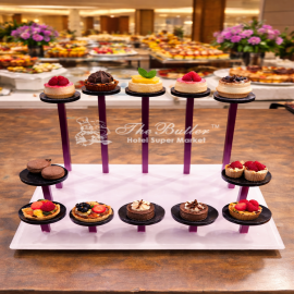 Acrylic Dessert Tray Round in Karnataka