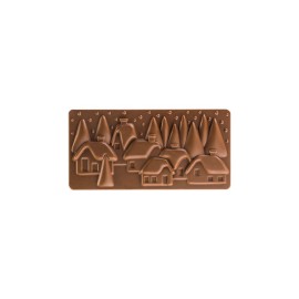  Pavoni Polycarbonate Bar Chocolate Mould Pc5038fr Xmas Village Manufacturers and Suppliers in India