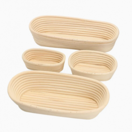  Wooden Proofing Basket Oval 23x15cm (9x6 Inch) in Ajmer