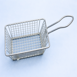  S/s French Fry / Serving Basket  10 X 12 Cm  in Khajuraho