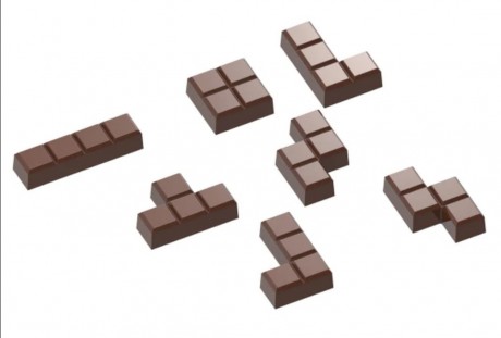 Chocolate mold Tetris CF0238, CF 0238