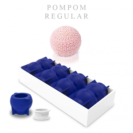 SL-CHTR DECOTATOO POMPOM MUM REGULAR SILICONE MOULD SET OF 8 PCS