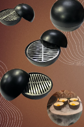 METAL COLD FRUIT SERVER