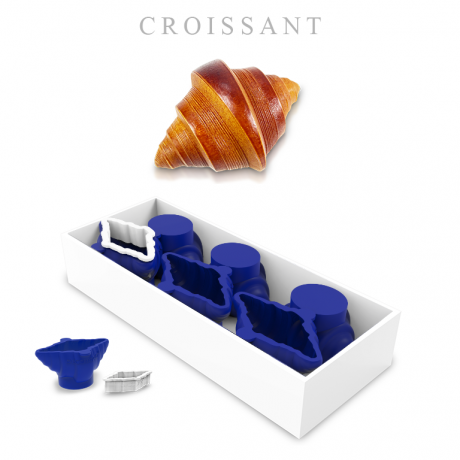 SL-CRSR DECOTATOO CROISSANT SILICONE MOULD SET OF 6 PCS