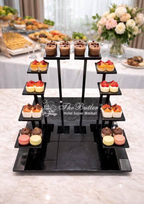 ACRYLIC DESSERT TRAY SQUARE