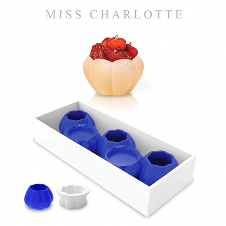 SL-MCH DECOTATOO MISS CHARLOTTE SILICONE PASTRY MOULD SET OF 5 PCS
