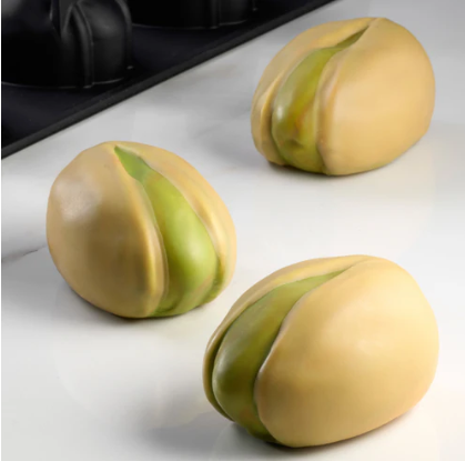 PAVONI PASTRY MOULD PX43135 Pistachio Single-Portion Silicone Mold - Pistachio