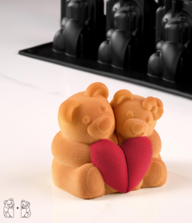 COMING SOON PAVONI SILICONE FLEXIPAN PX43141 Teddy Love