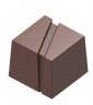 Chocolate mold cube with stripe CF0236