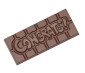 CHCOLATE WORLD POLYCARBONATE CHOCOLATE MOULD CW12011 TABLET CONGRATS