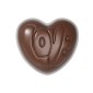 CHCOLATE WORLD POLYCARBONATE CHOCOLATE MOULD CW12041 HEART LOVE 