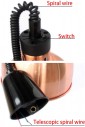 Copper Hanging Food Heating Lamp for Food Warming and Decoration