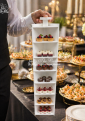 ACRYLIC DESSERT TRAY TOWER 