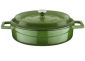 Lava 24 cm ROUND CASSEROLE Capacity 2.47 Litre (LV Y ST 24 K2G) GREEN