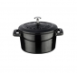 Lava 10 cm ROUND CASSEROLE Capacity 0.35 Litre (LV Y TC 10 K2B) BLACK