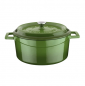 Lava 24 cm ROUND CASSEROLE Capacity 4.49 Litre (LV Y TC 24 K2) GREEN