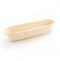 WOODEN PROOFING BASKET OVAL 38X10 CM