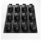 PAVONI SILICONE FLEXIPAN PX43136 cacao pods-shaped silicone mould - Cabosse 