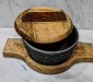 MEAL IN THE BOWL WITH WOODEN BASE & LID LARGE