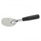 Stainless steel ice cream spatula with PVC handle Gelato spade BLACK